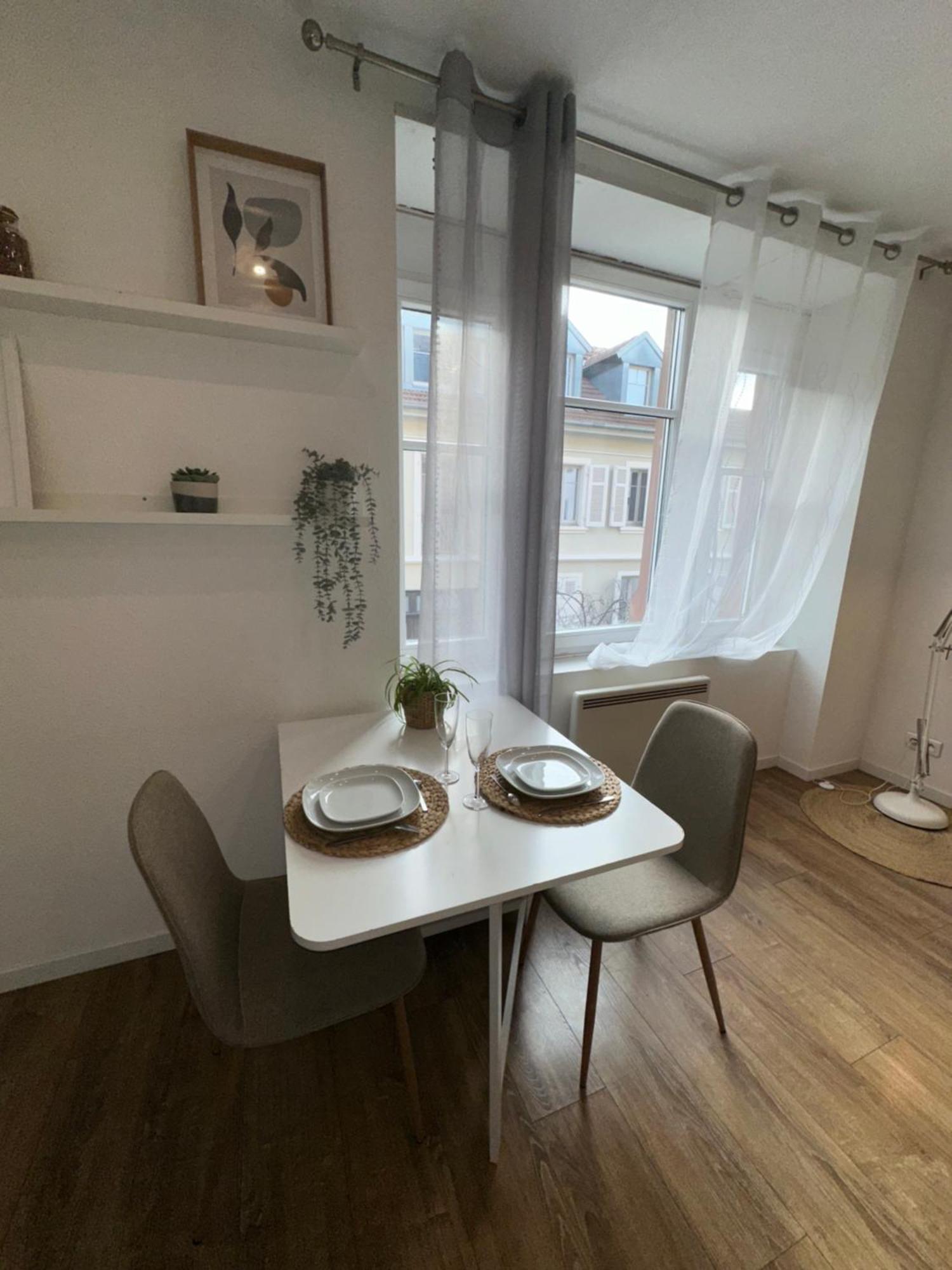 # Le 2 # Tres Beau T3 1Er Etage Tout Confort, Neuf, Mulhouse Centre Zewnętrze zdjęcie
